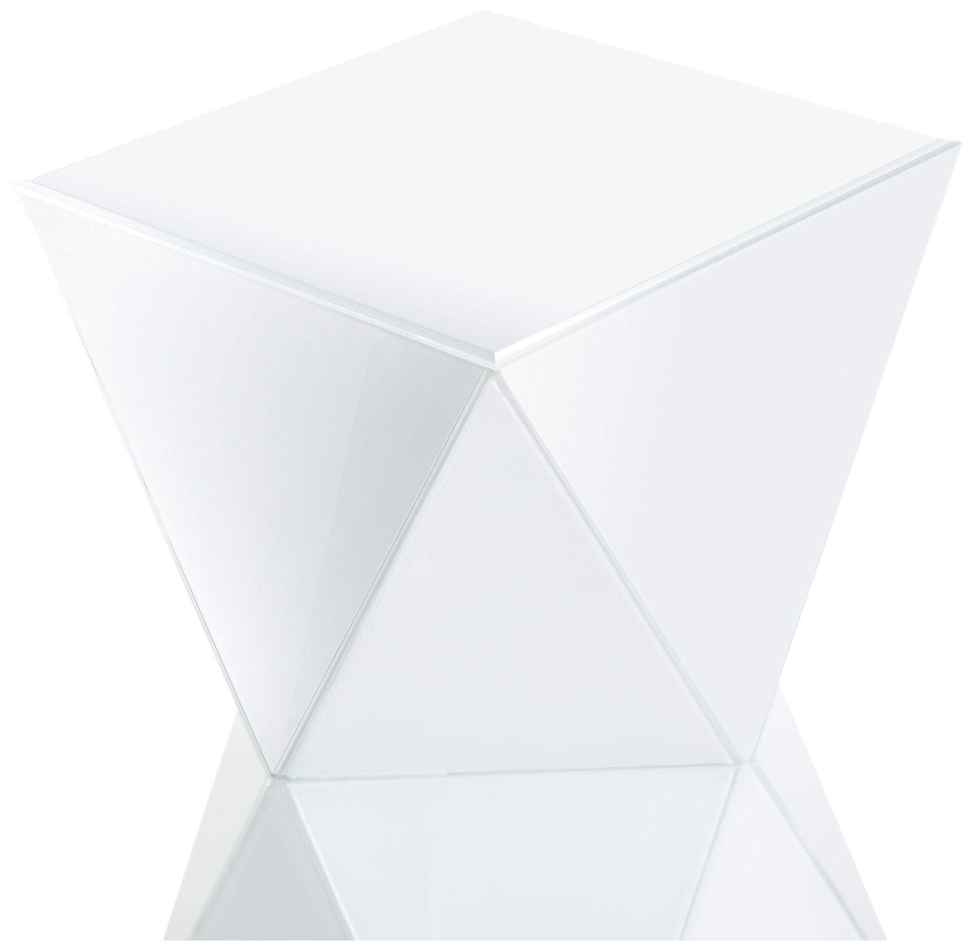 Image 6 Prism 12 x 20 White Side Table more views