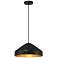 Prism 14 1/4" Wide Matte Black Pendant Light