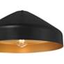 5_Prism 14 1/4" Wide Matte Black Pendant Light more views