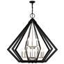 2_Prism 15 Light Black Foyer Chandelier