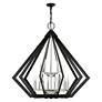 3_Prism 15 Light Black Foyer Chandelier more views