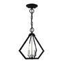 3_Prism 2 Light Black Convertible Mini Chandelier/Ceiling Mount more views