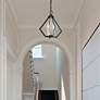 6_Prism 2 Light Black Convertible Mini Chandelier/Ceiling Mount more views
