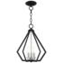 Prism 3 Light Black Chandelier
