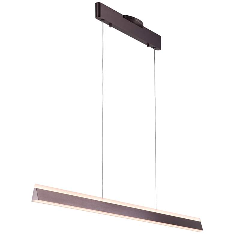 Image 1 Prism 49.2 inch Brushed Taupe Pendant