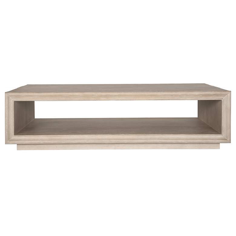 Image 2 Prism 56" Wide Light Oak Coffee Table