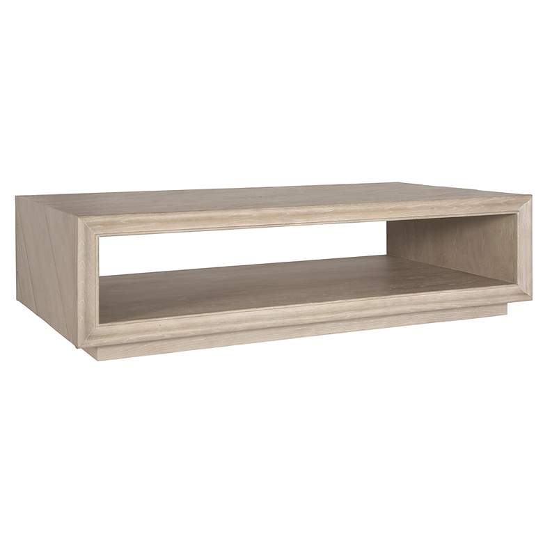 Image 4 Prism 56" Wide Light Oak Coffee Table more views