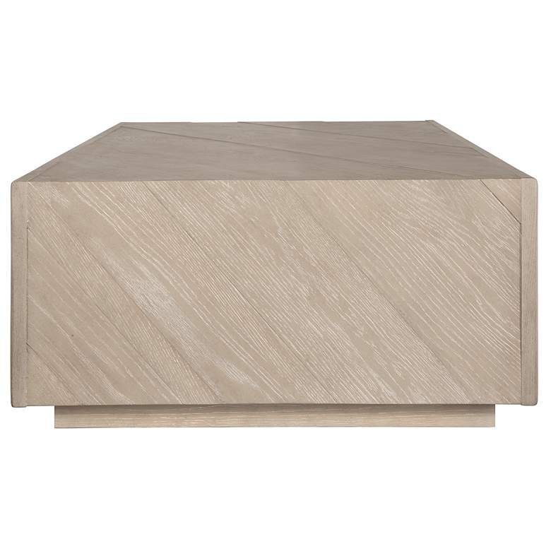 Image 5 Prism 56" Wide Light Oak Coffee Table more views