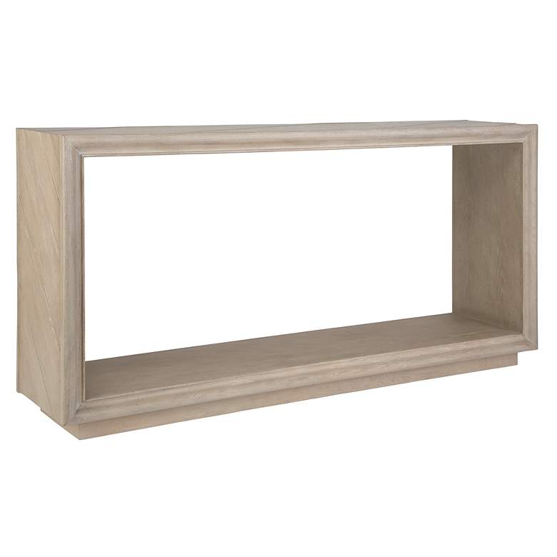 Image 4 Prism 60" Wide Light Oak Console Table more views