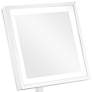 Prism Chrome 5500K LED Lighted Stand Makeup Mirror