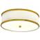 Prism Flush Mount Light - Satin Brass