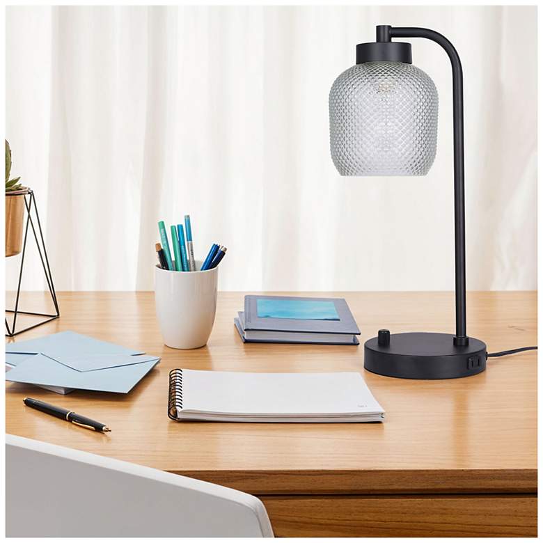 Image 7 Prismatic 17.75" High Black Desk Lamp more views
