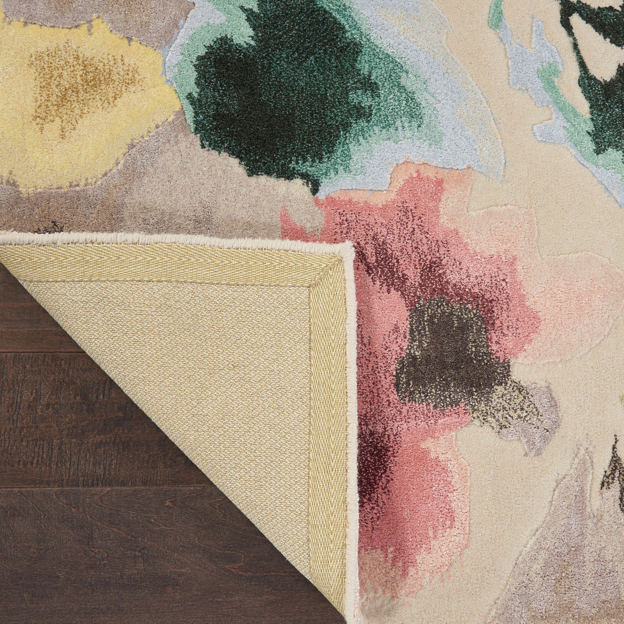 Image 4 Prismatic 5'6"x7'5" Beige Multi-Colored Wool Area Rug more views