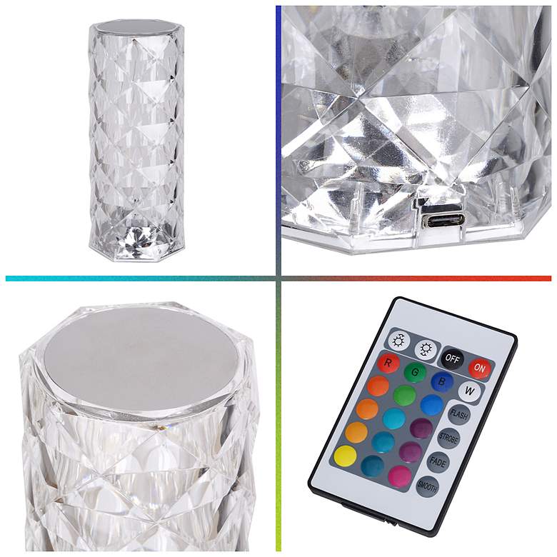 Image 5 Prismatic 8.4" High Color-Changing Accent Lamp more views