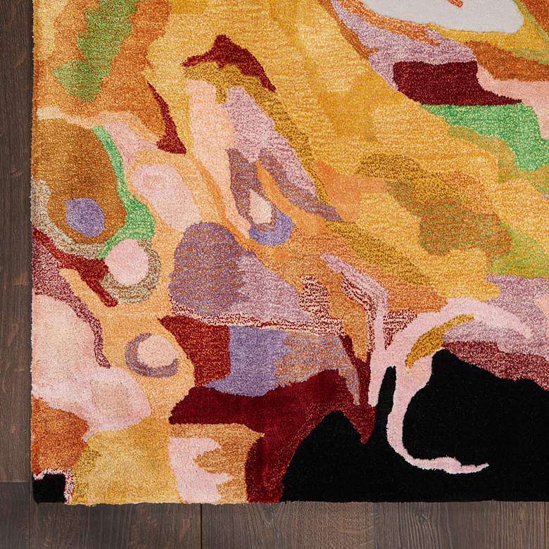 Image 3 Prismatic PRS21 5'6"x7'5" Multi-Colored Wool Area Rug more views
