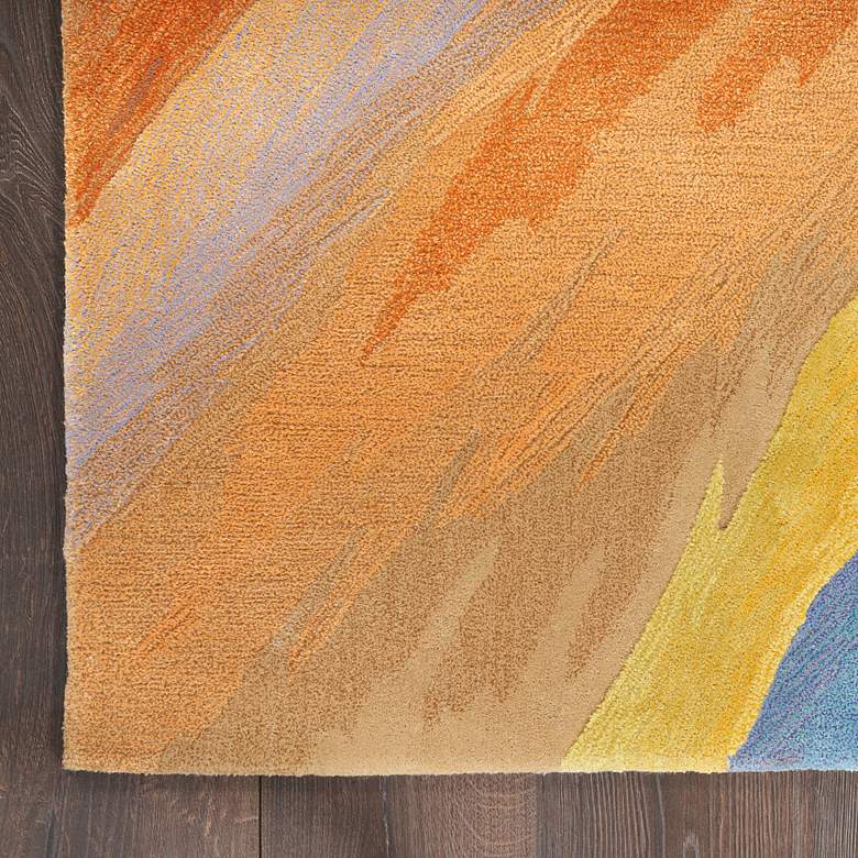 Image 3 Prismatic PRS25 5'6"x7'5" Multi-Colored Wool Area Rug more views