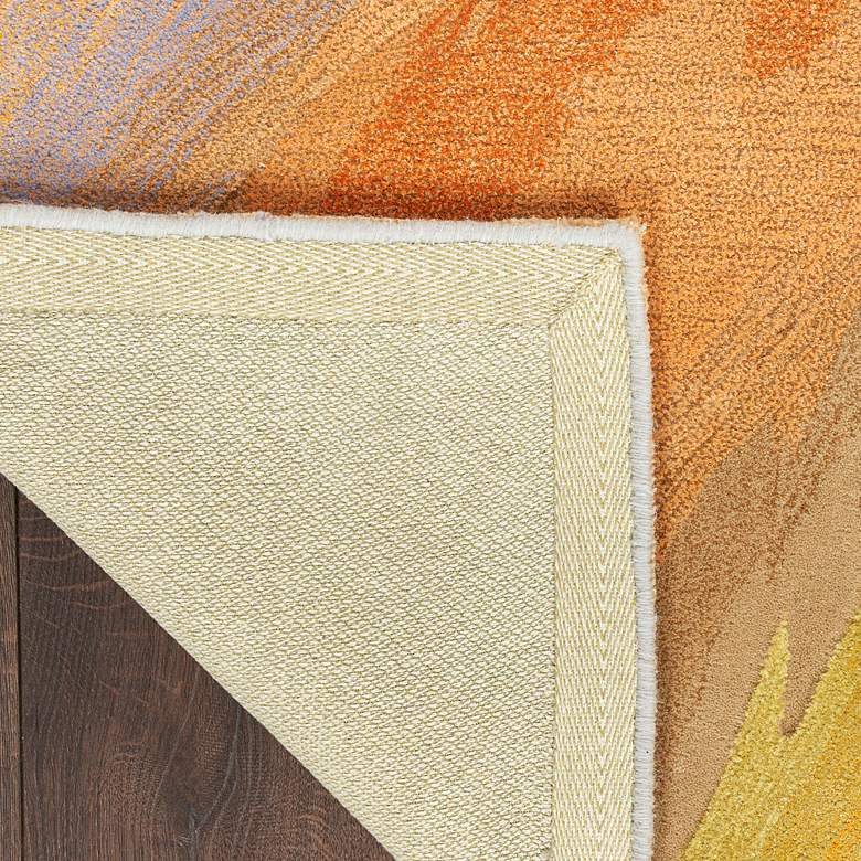 Image 4 Prismatic PRS25 5'6"x7'5" Multi-Colored Wool Area Rug more views