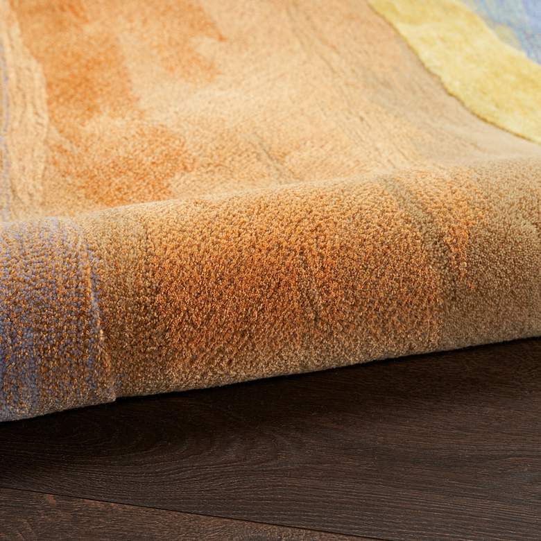 Image 6 Prismatic PRS25 5'6"x7'5" Multi-Colored Wool Area Rug more views