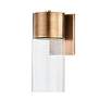 2_Pristine 16" High Patina Brass Outdoor Wall Light more views