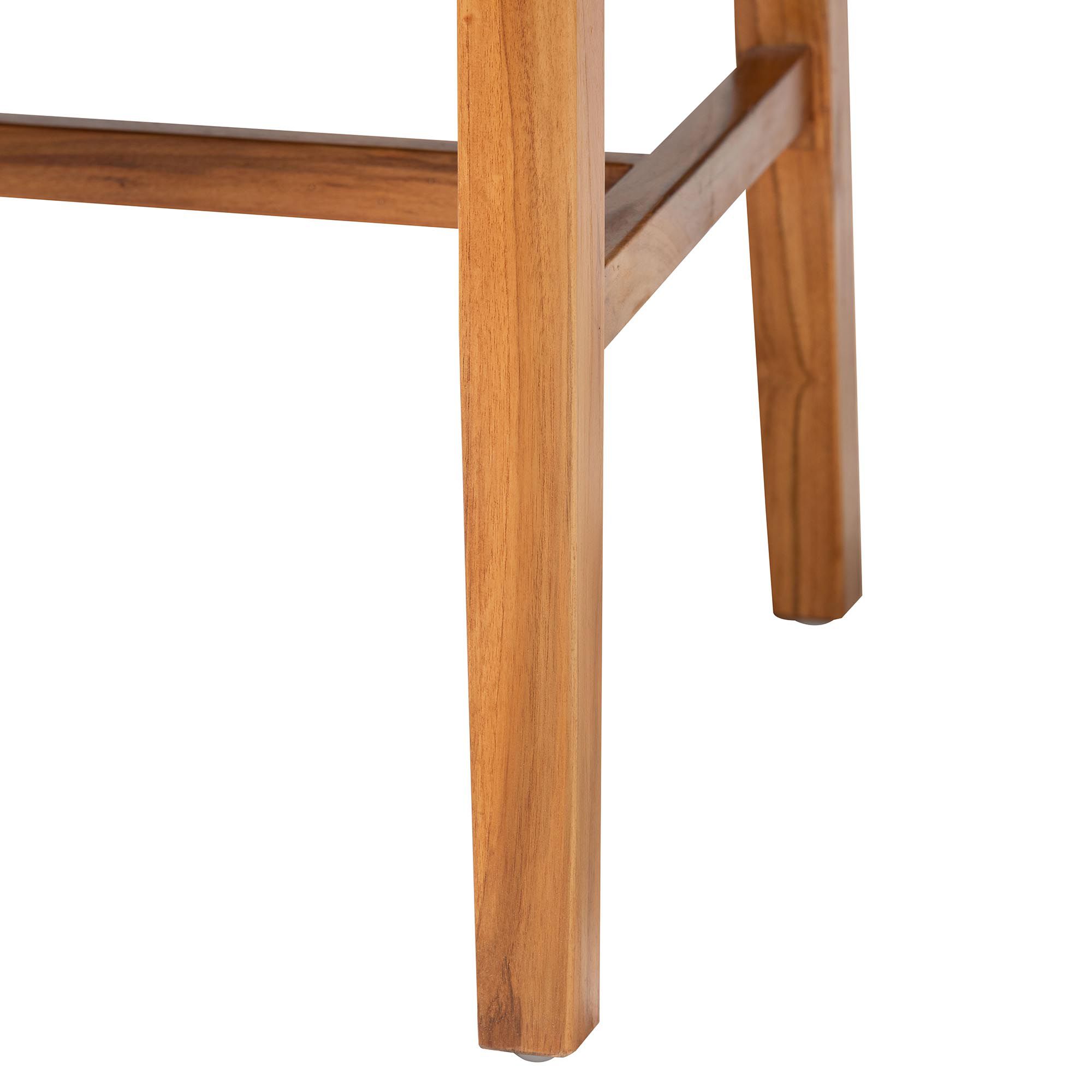Prita Paper Loom and Natural Mahogany Wood Dining Chair