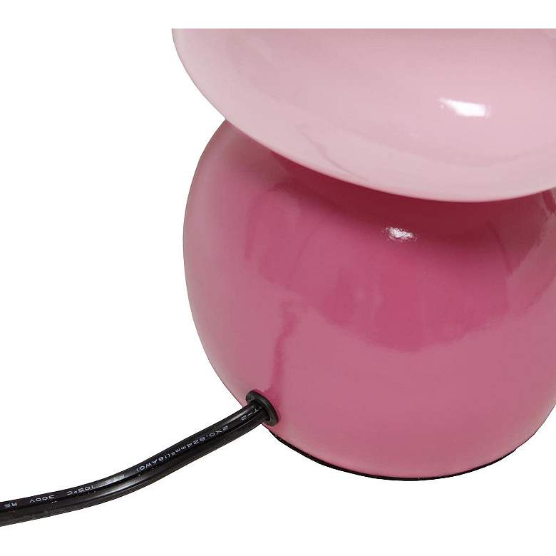 Image 7 Priva 17 1/4 inchH Pink Ceramic Stacking Stones Table Desk Lamp more views