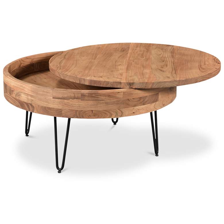 Image 4 Privado Storage Coffee Table Natural more views