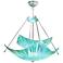 Private Events 34" Wide Blending Teal Episode Pendant Light