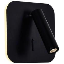 Private I 5" High Matte Black LED Wall Sconce
