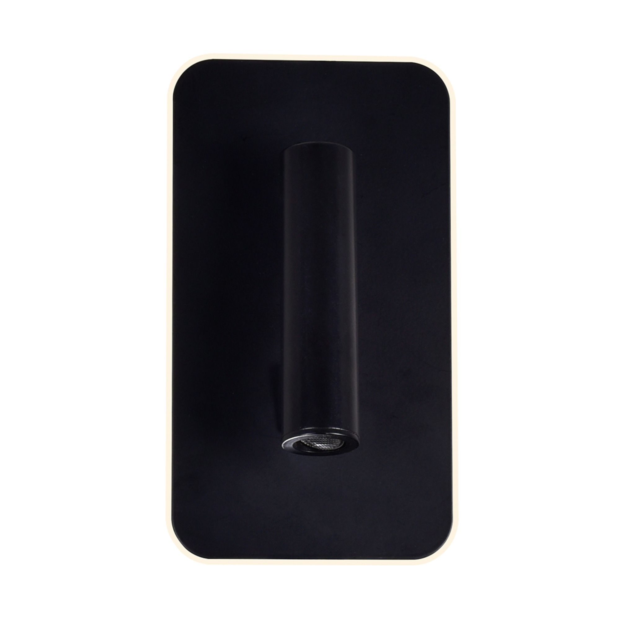 Image 5 Private I Integrated LED Adjustable Rectangular Matte Black Wall Sconce more views