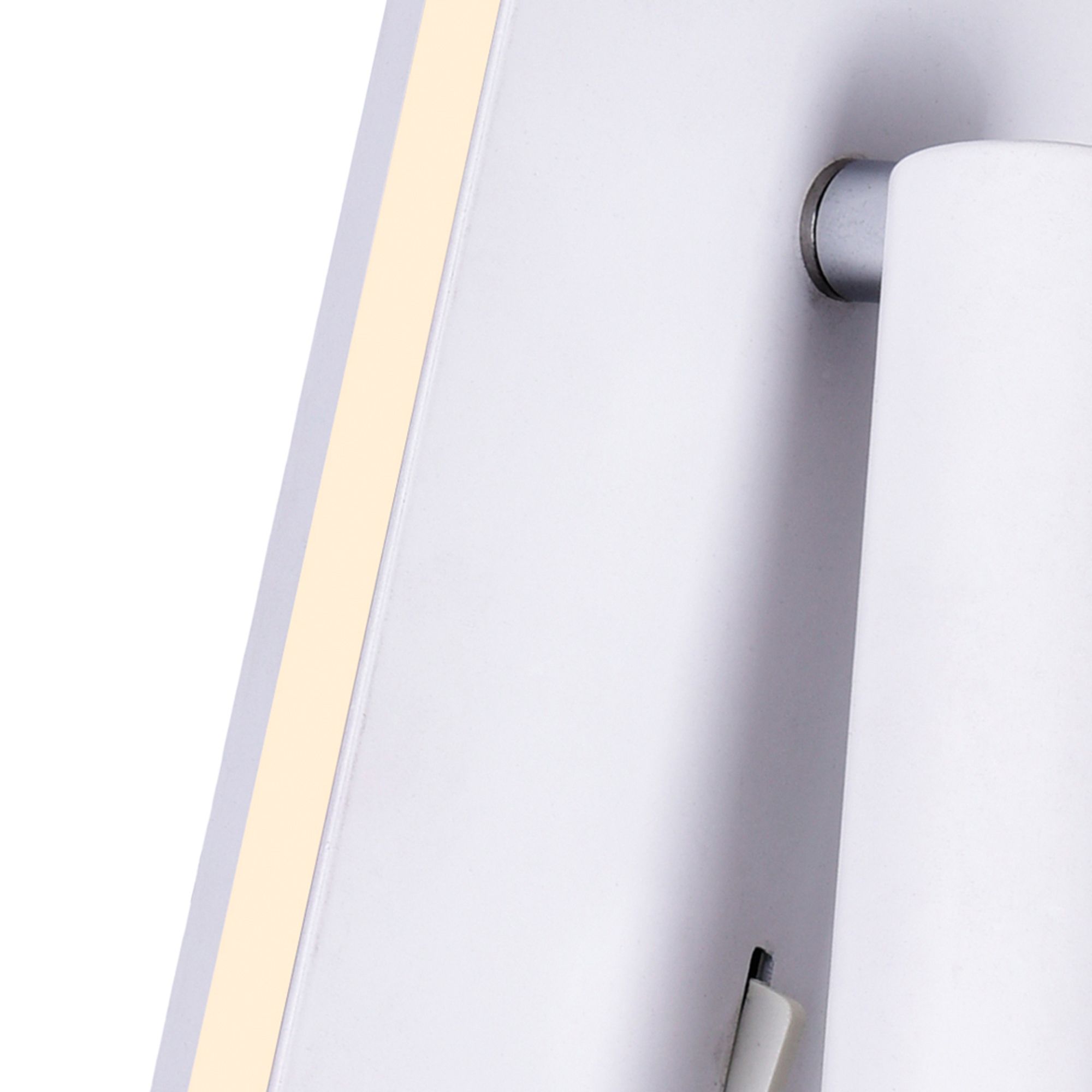 Image 3 Private I Integrated LED Adjustable Rectangular Matte White Wall Sconce more views