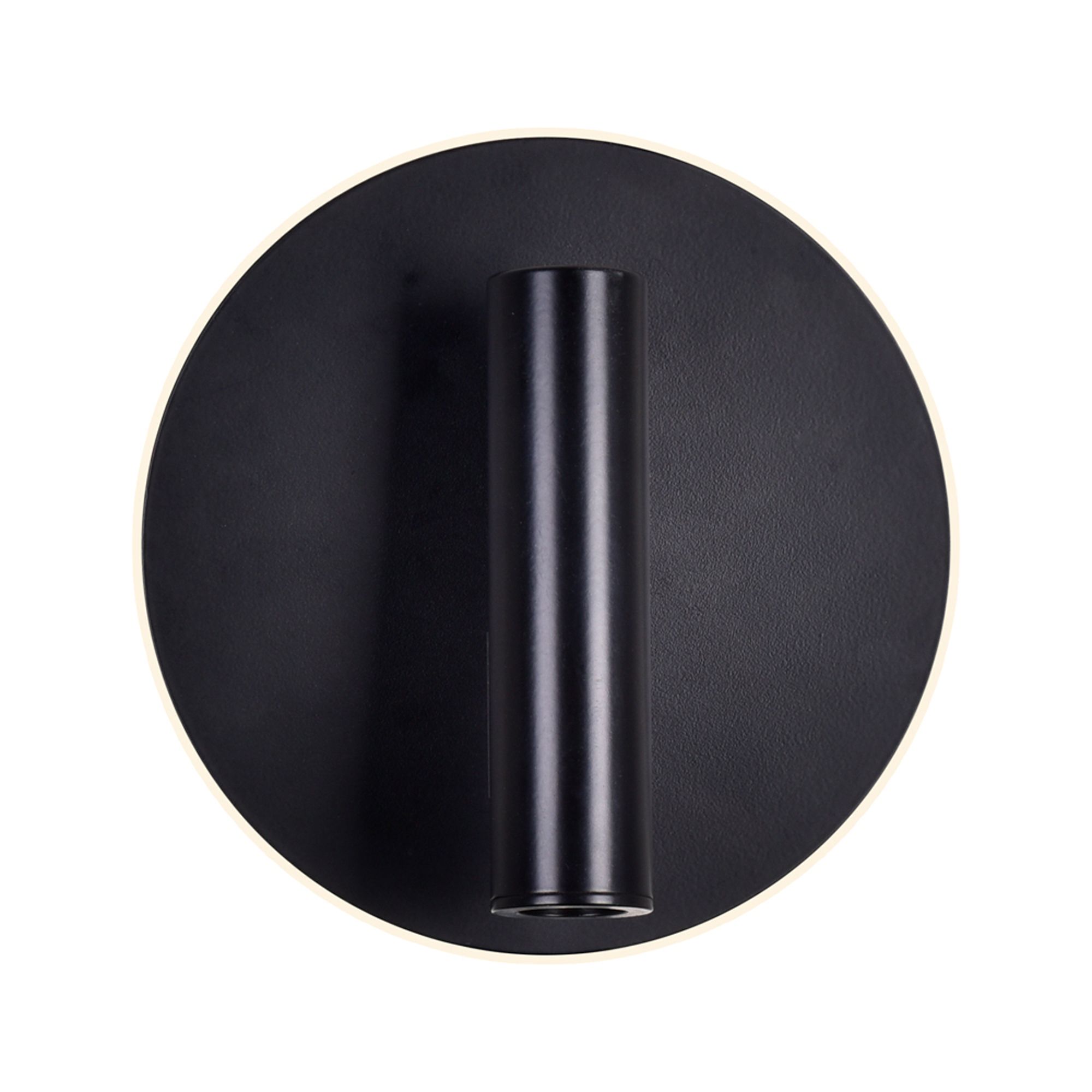 Image 2 Private I Integrated LED Adjustable Round Matte Black Wall Sconce more views