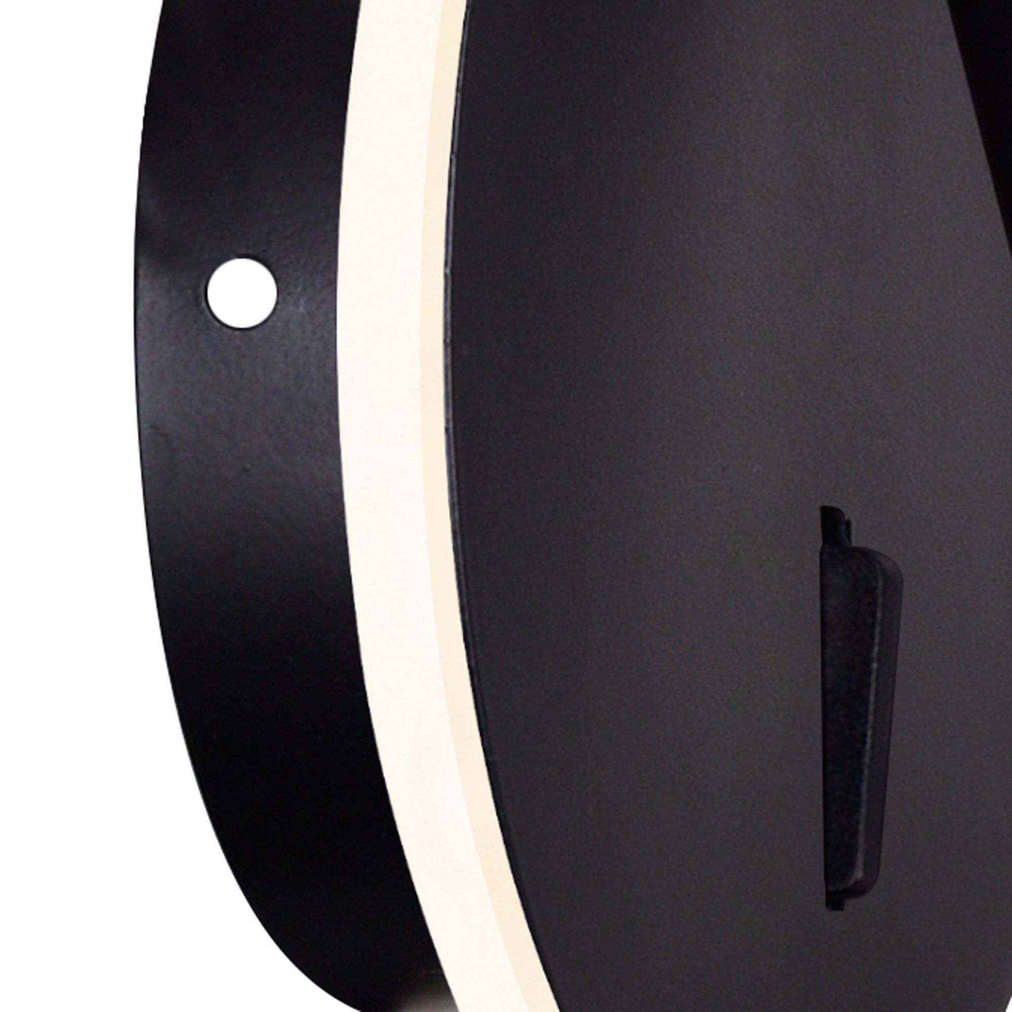 Image 5 Private I Integrated LED Adjustable Round Matte Black Wall Sconce more views