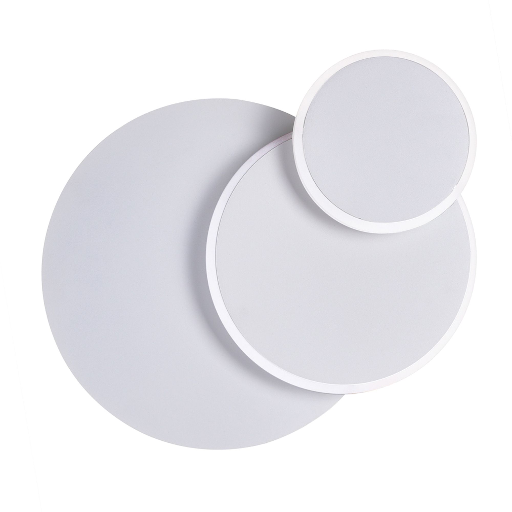 Image 5 Private I Integrated LED Round Matte White Wall Sconce more views