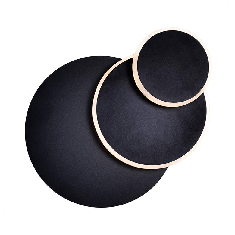 Image 1 Private I LED Sconce With Matte Black Finish