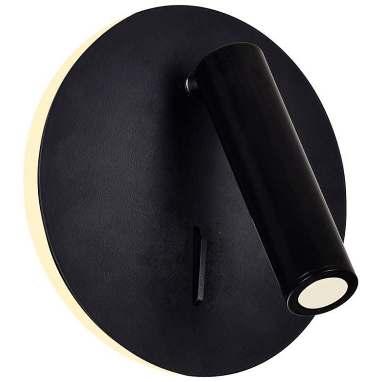 Image 1 Private I LED Sconce With Matte Black Finish