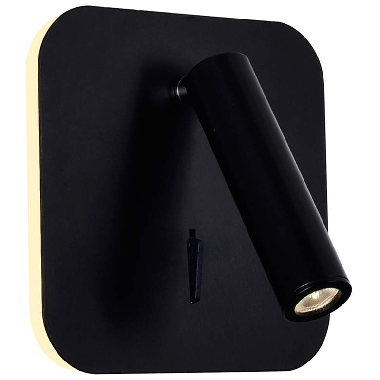 Image 1 Private I LED Sconce With Matte Black Finish