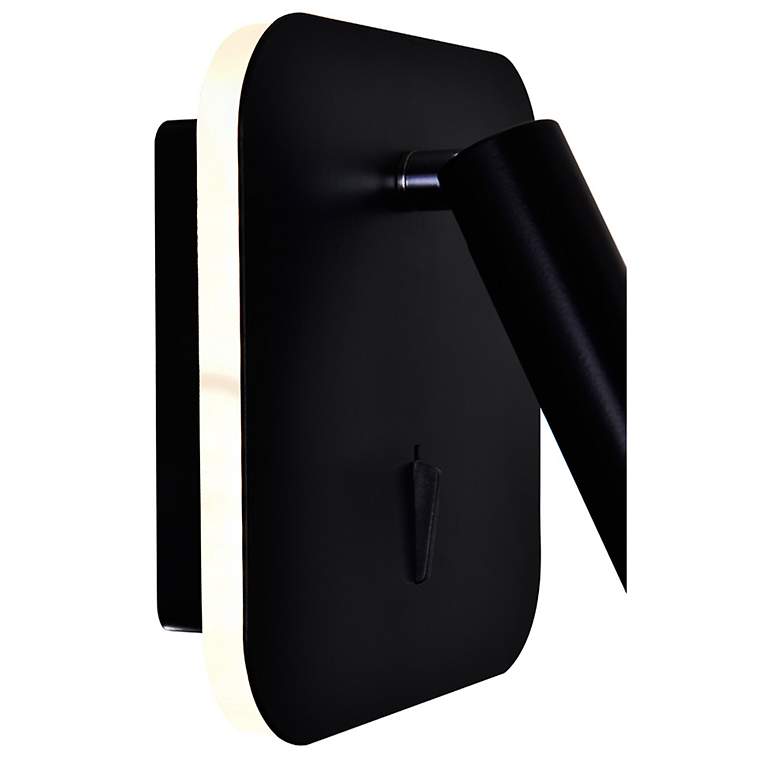 Image 2 Private I LED Sconce With Matte Black Finish more views