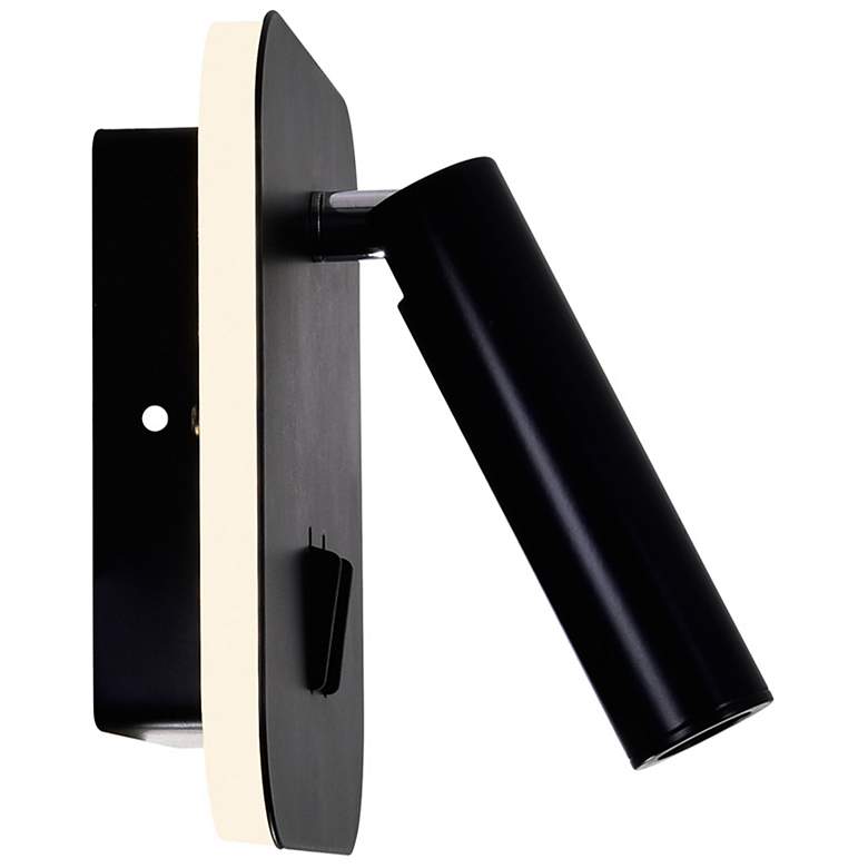 Image 4 Private I LED Sconce With Matte Black Finish more views
