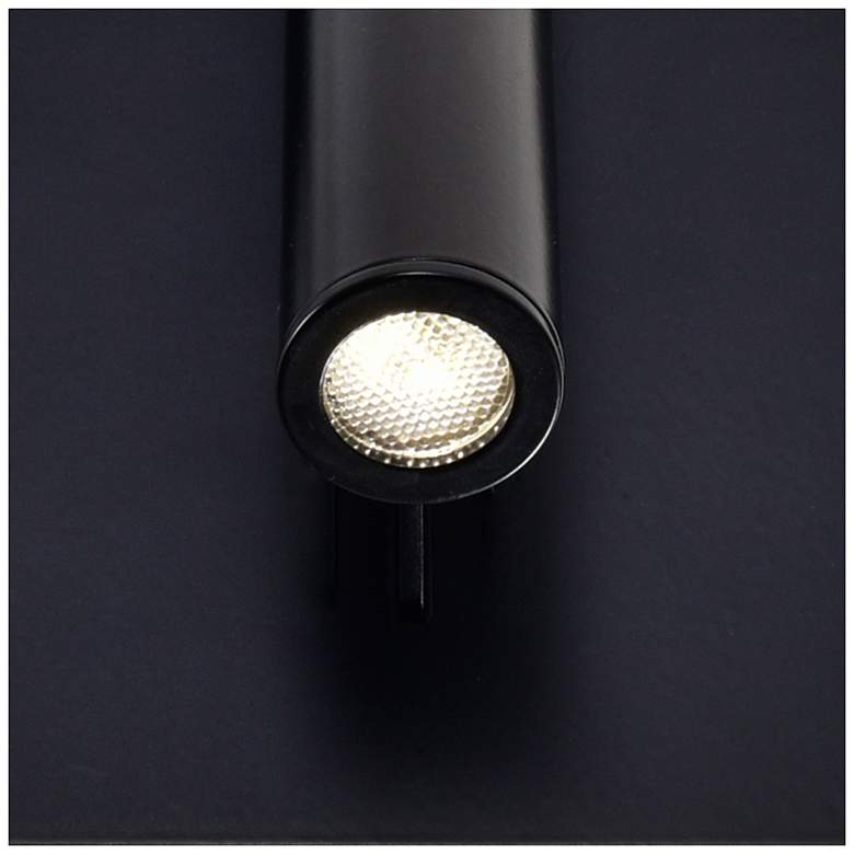 Image 5 Private I LED Sconce With Matte Black Finish more views