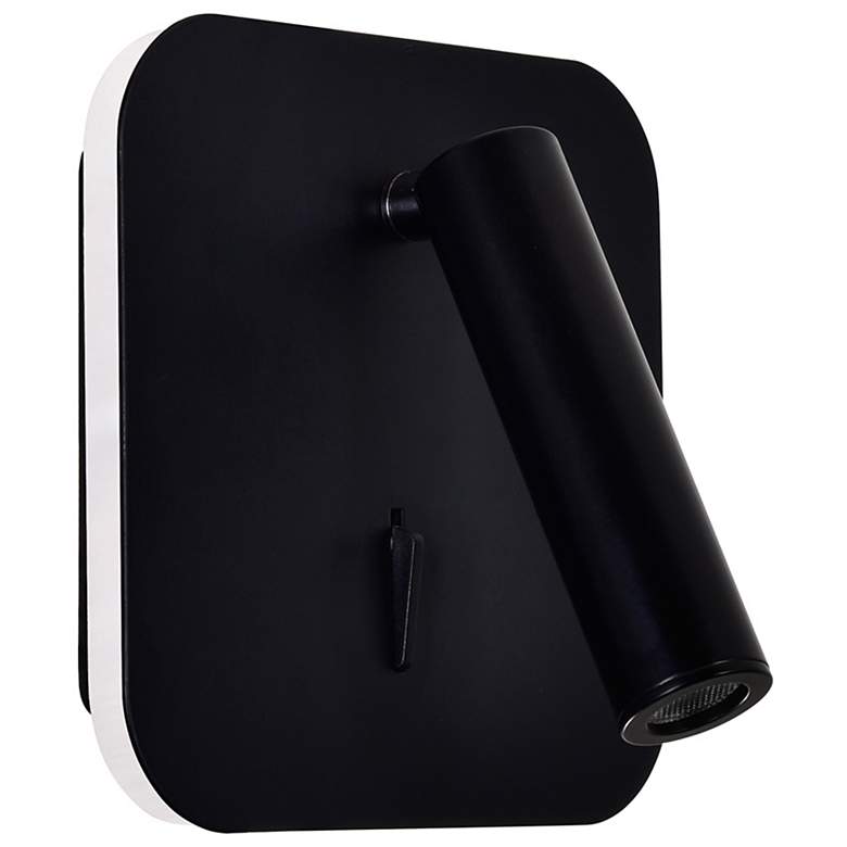 Image 6 Private I LED Sconce With Matte Black Finish more views
