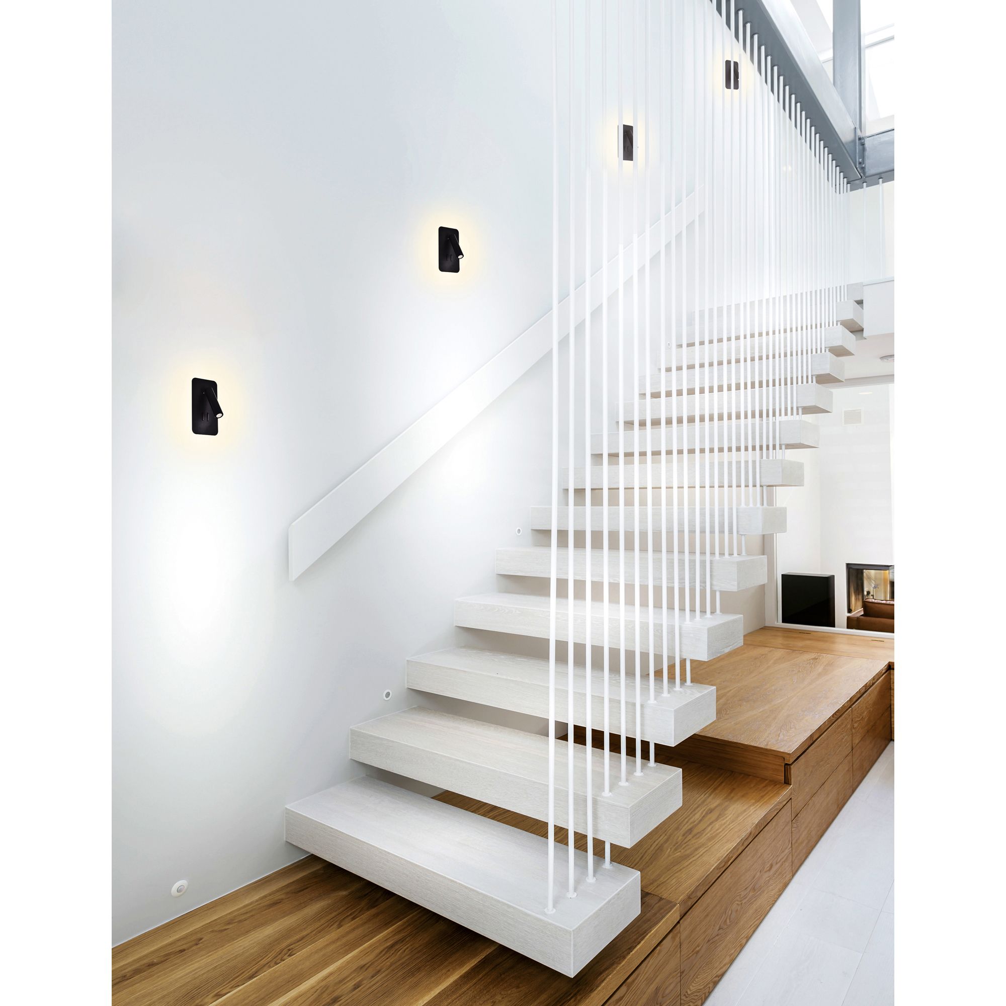 Image 7 Private I LED Sconce With Matte Black Finish more views