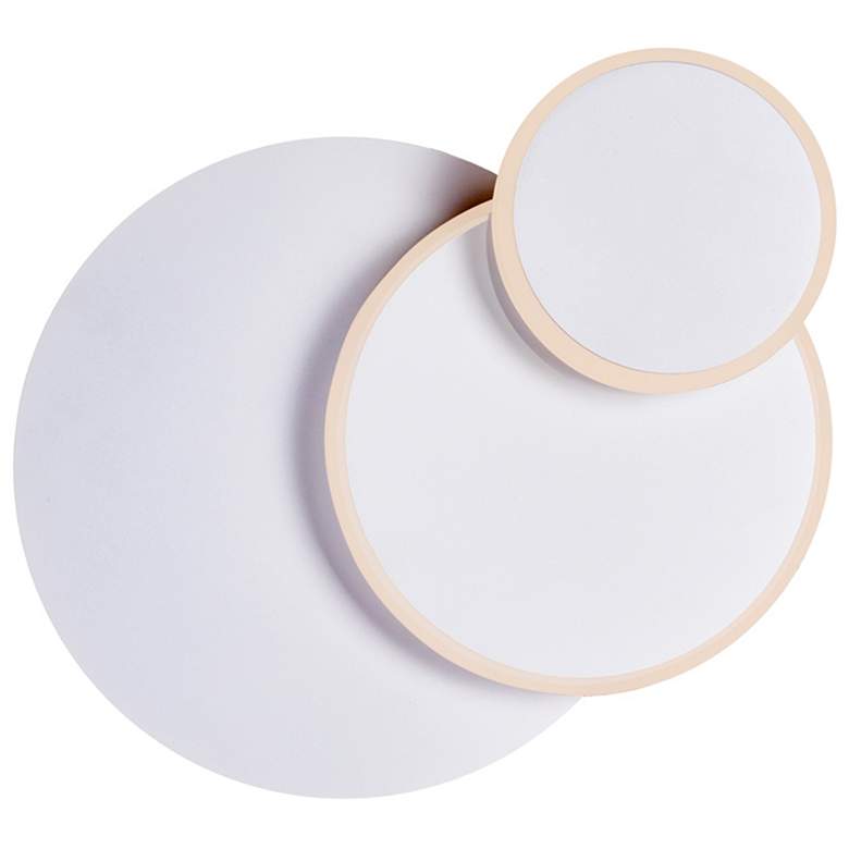 Image 1 Private I LED Sconce With Matte White Finish