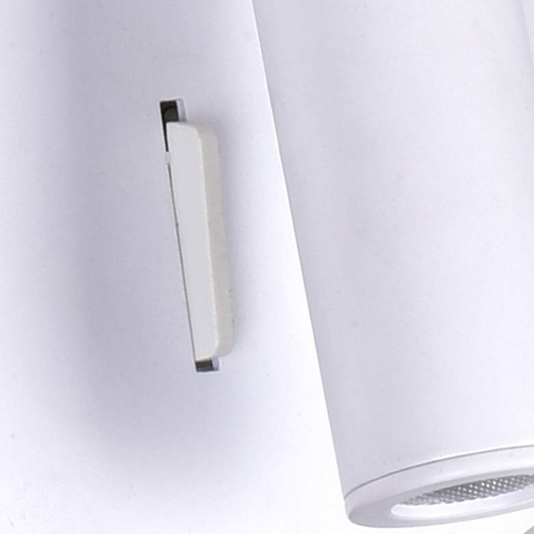Image 2 Private I LED Sconce With Matte White Finish more views