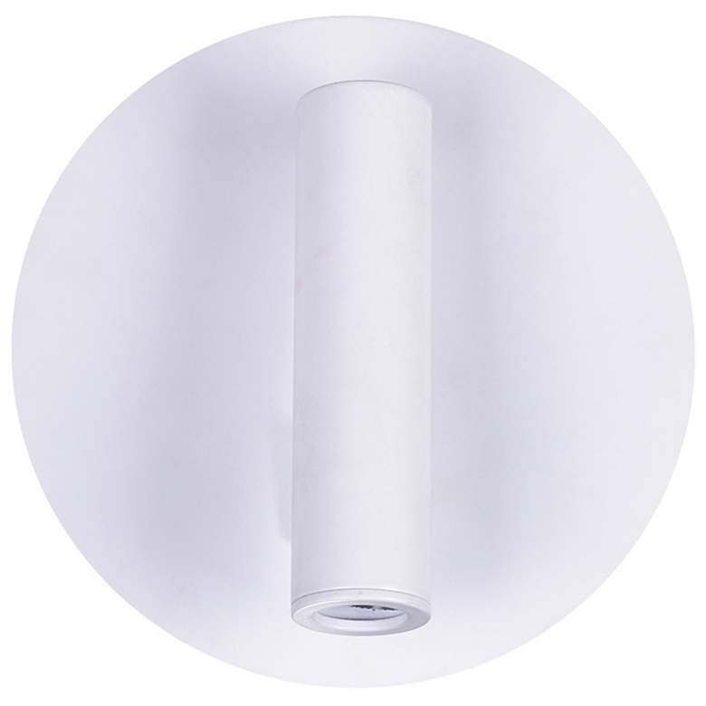 Image 3 Private I LED Sconce With Matte White Finish more views