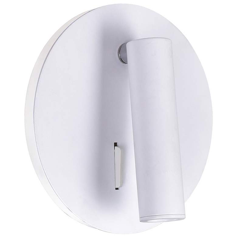 Image 5 Private I LED Sconce With Matte White Finish more views