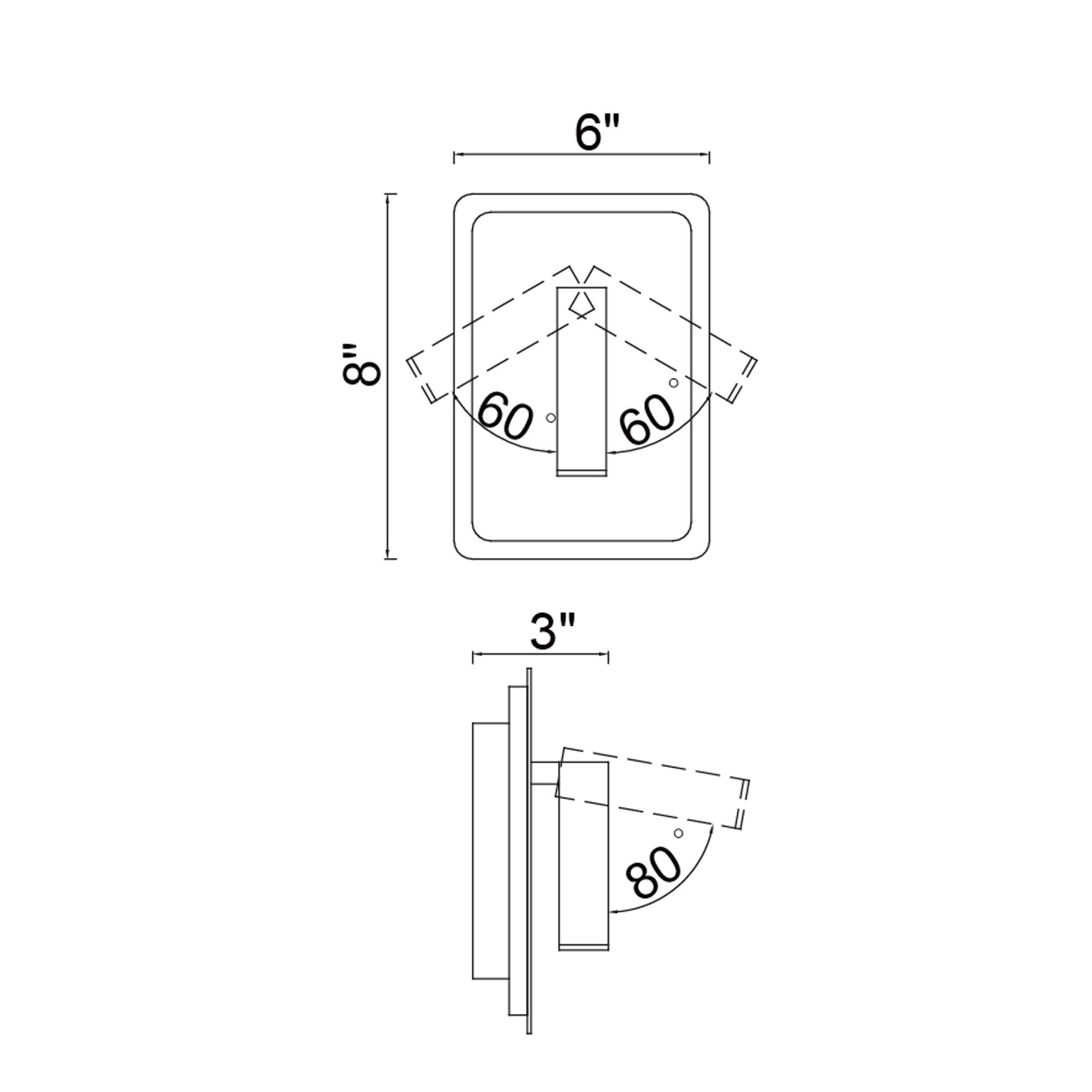 Image 6 Private I LED Sconce With Matte White Finish more views