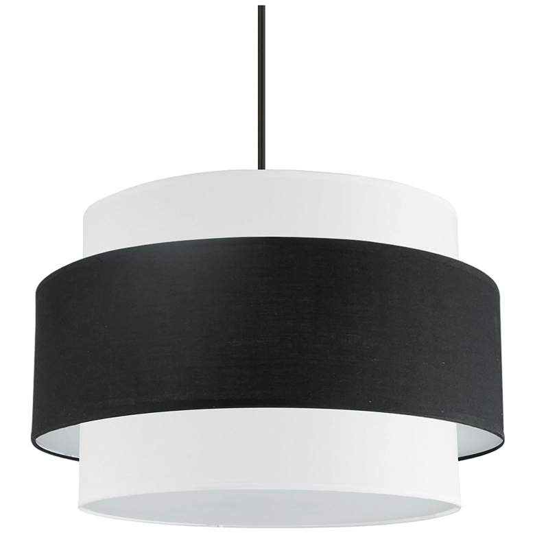 Image 1 Priya 22" Wide 4 Light Small Matte Black Chandelier