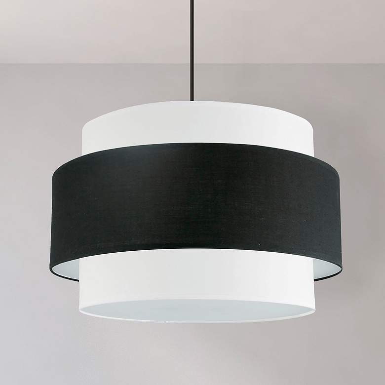 Image 1 Priya 22" Wide 4 Light Small Matte Black Chandelier