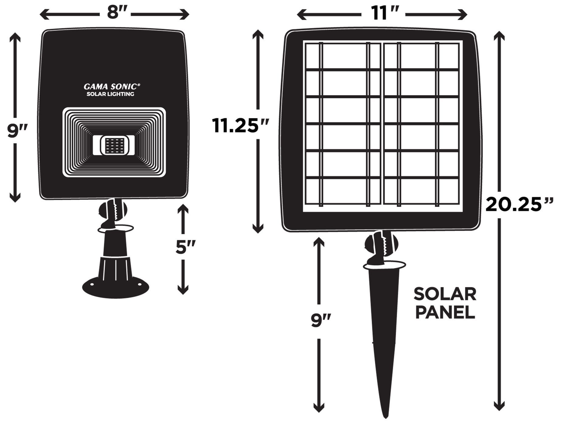 Image 2 Pro-Dual Color Solar Flood Light more views