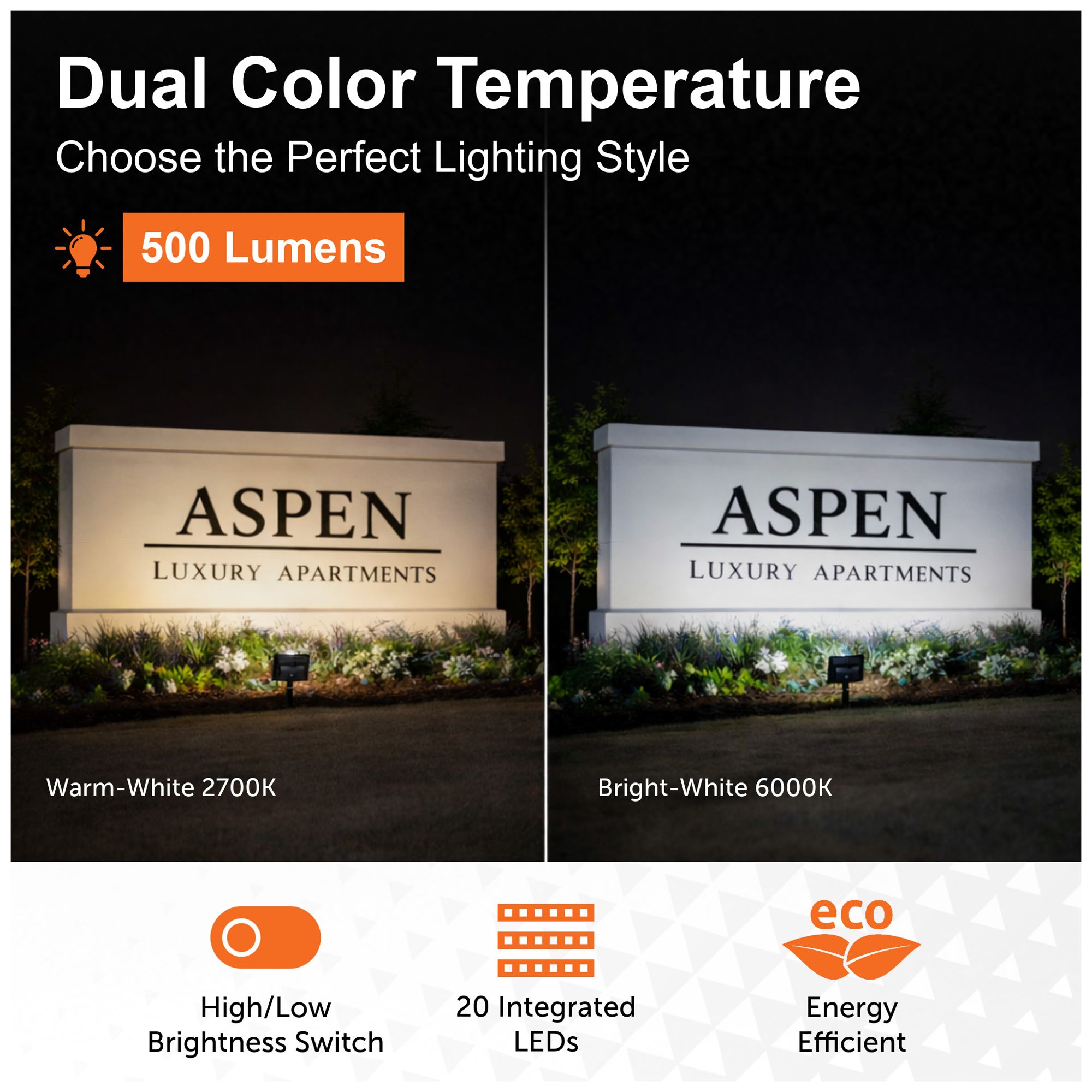 Image 4 Pro-Dual Color Solar Flood Light more views